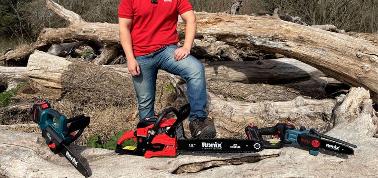 Motosierra a explosión Ronix 4648: potencia y precisión para trabajos exigentes