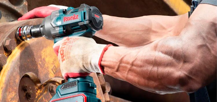 Llave de impacto inalámbrica Ronix 1000 N.m: potencia extrema para trabajos exigentes