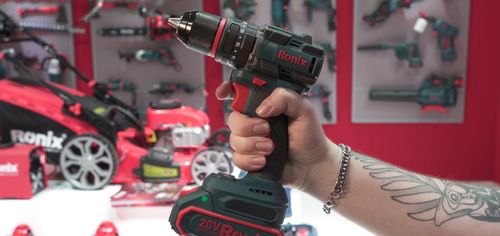 Taladro de impacto inalámbrico sin escobillas Ronix 20V: potencia, precisión y autonomía para profesionales